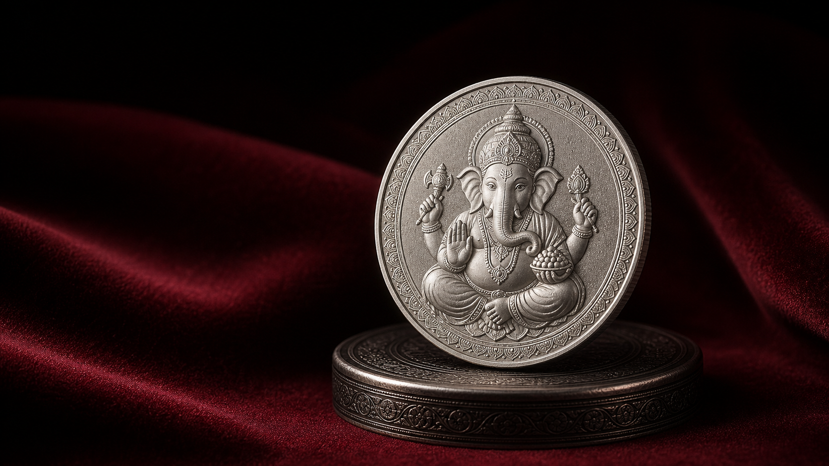 Bhandari Ganesh silver coin