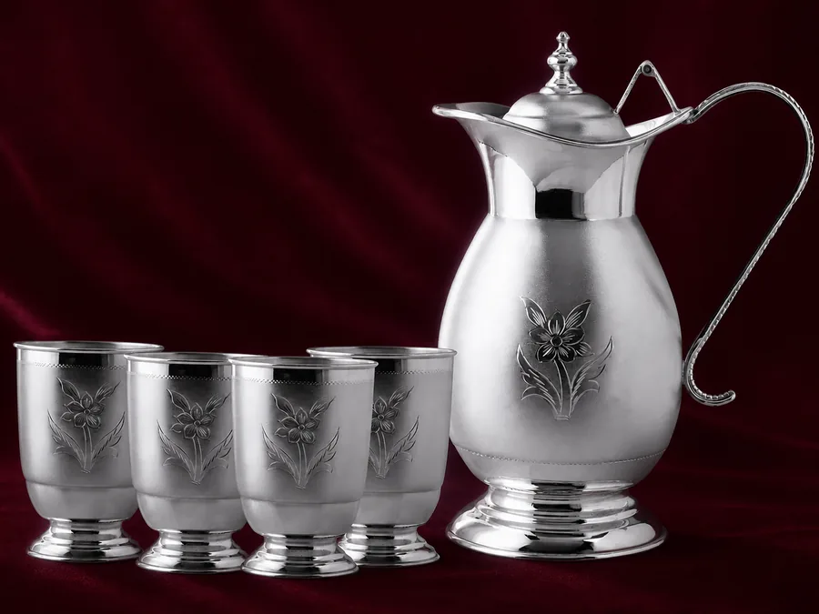 Silver tea service