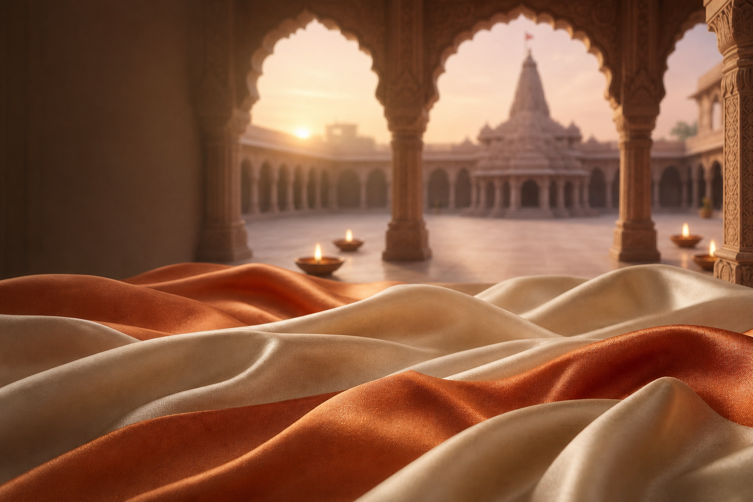 Ram Mandir ceremonial setting